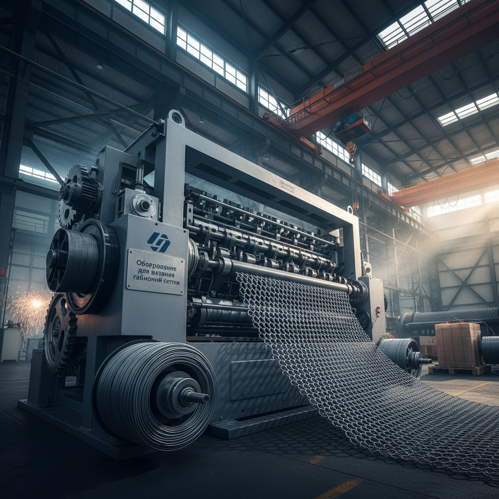 Оборудование для вязания габионной сетки