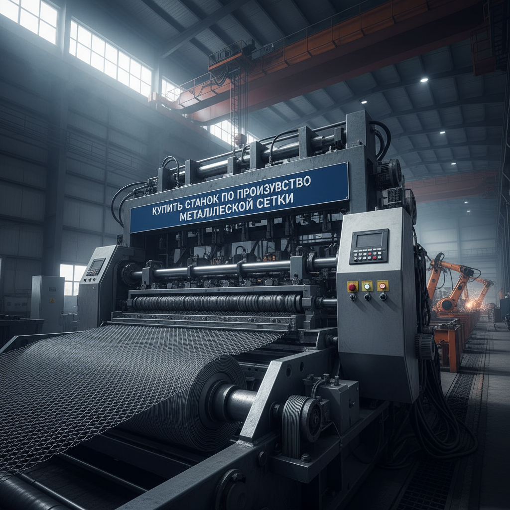 купить станок по производству металлической сетки