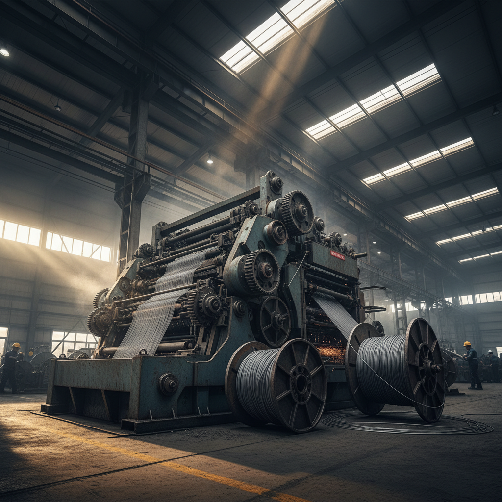 Станок для вязания габионной сетки