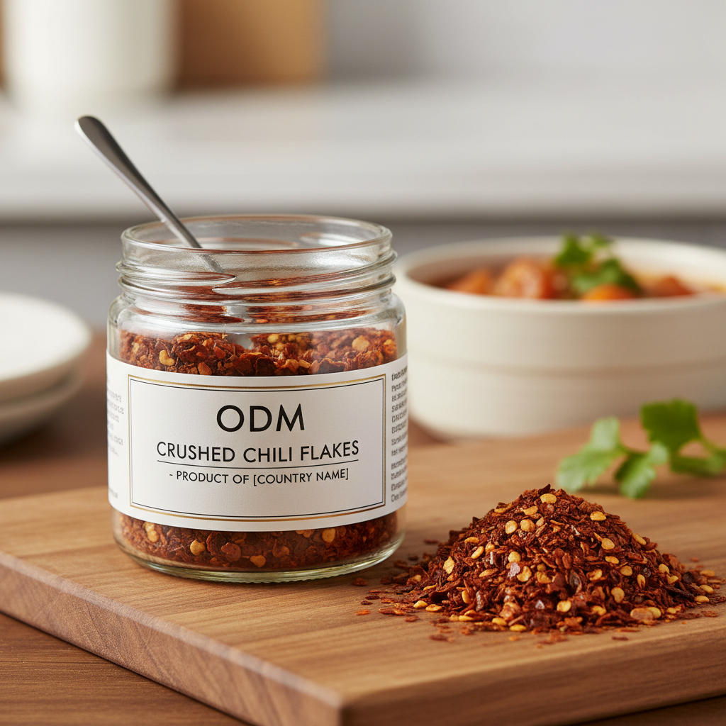 odm crushed chili flakes
