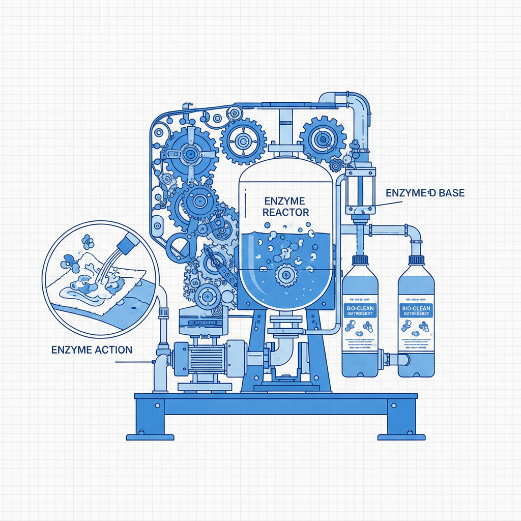 use of enzymes in detergent industry