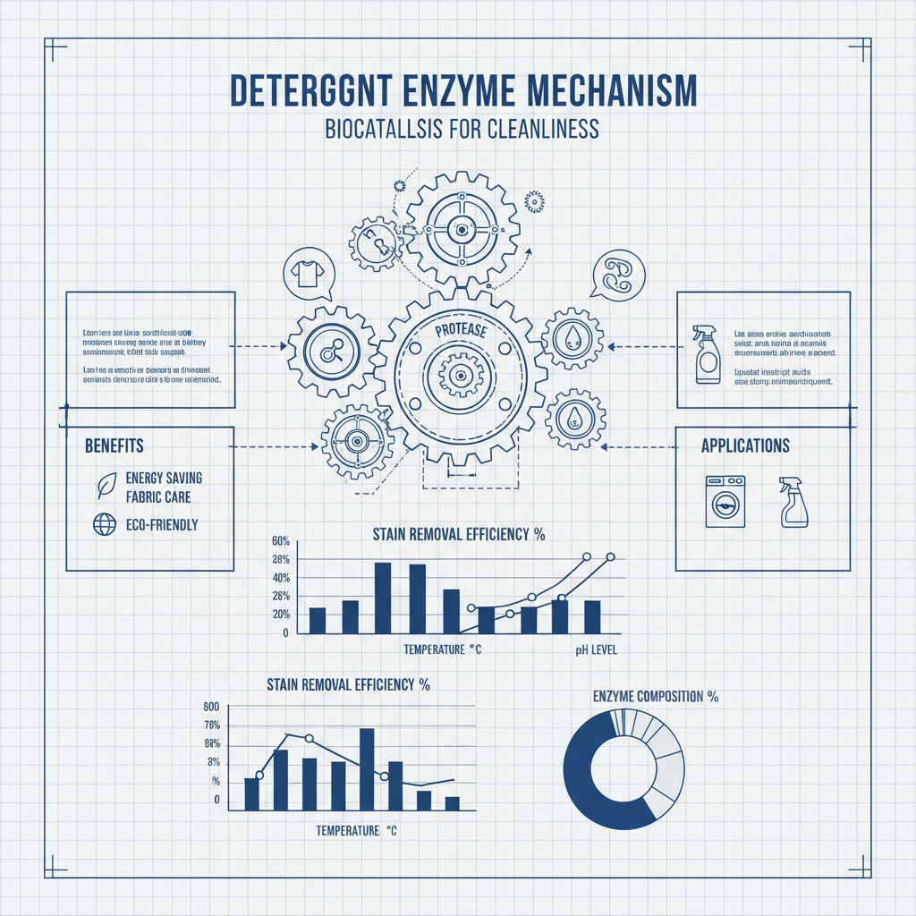 the enzyme used in detergent