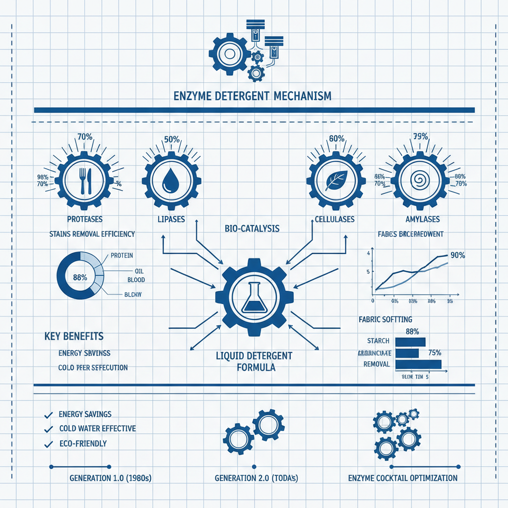 enzymes for liquid detergent