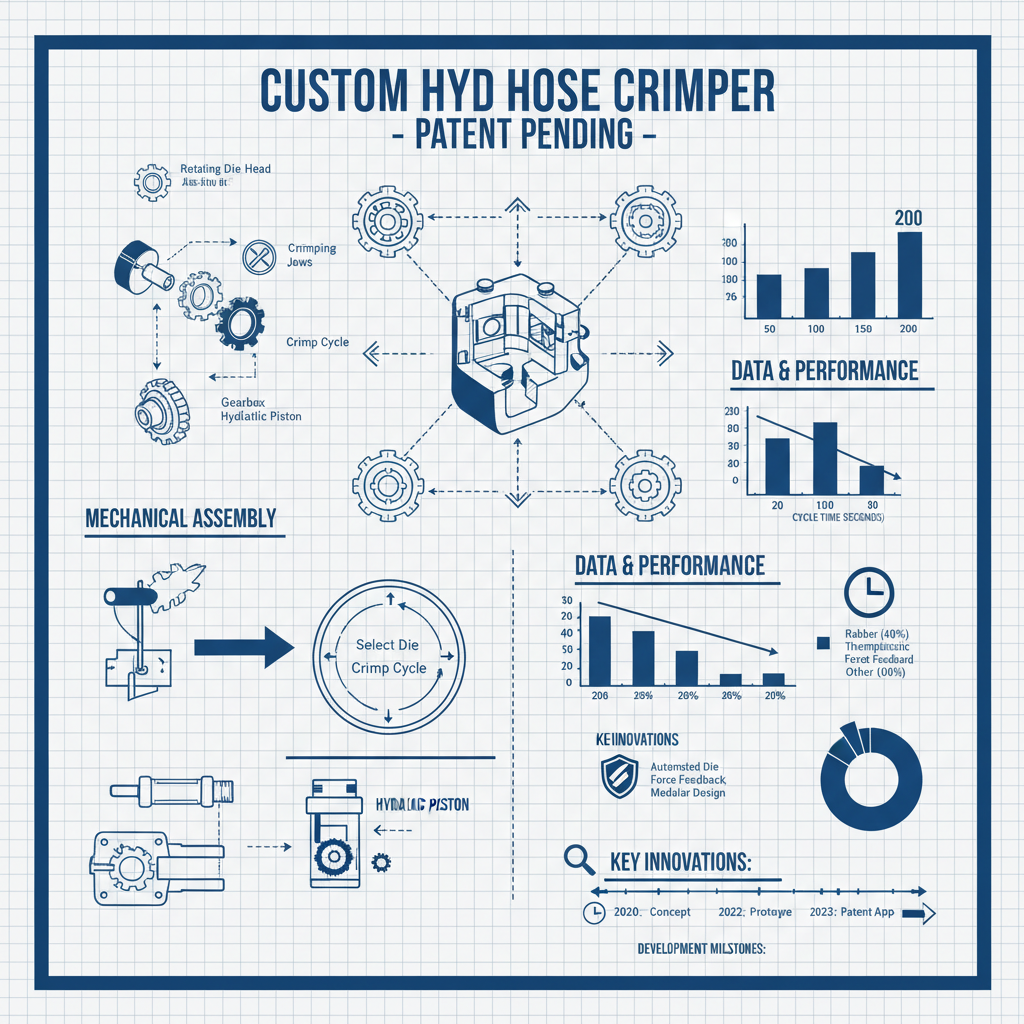 Custom hyd hose crimper