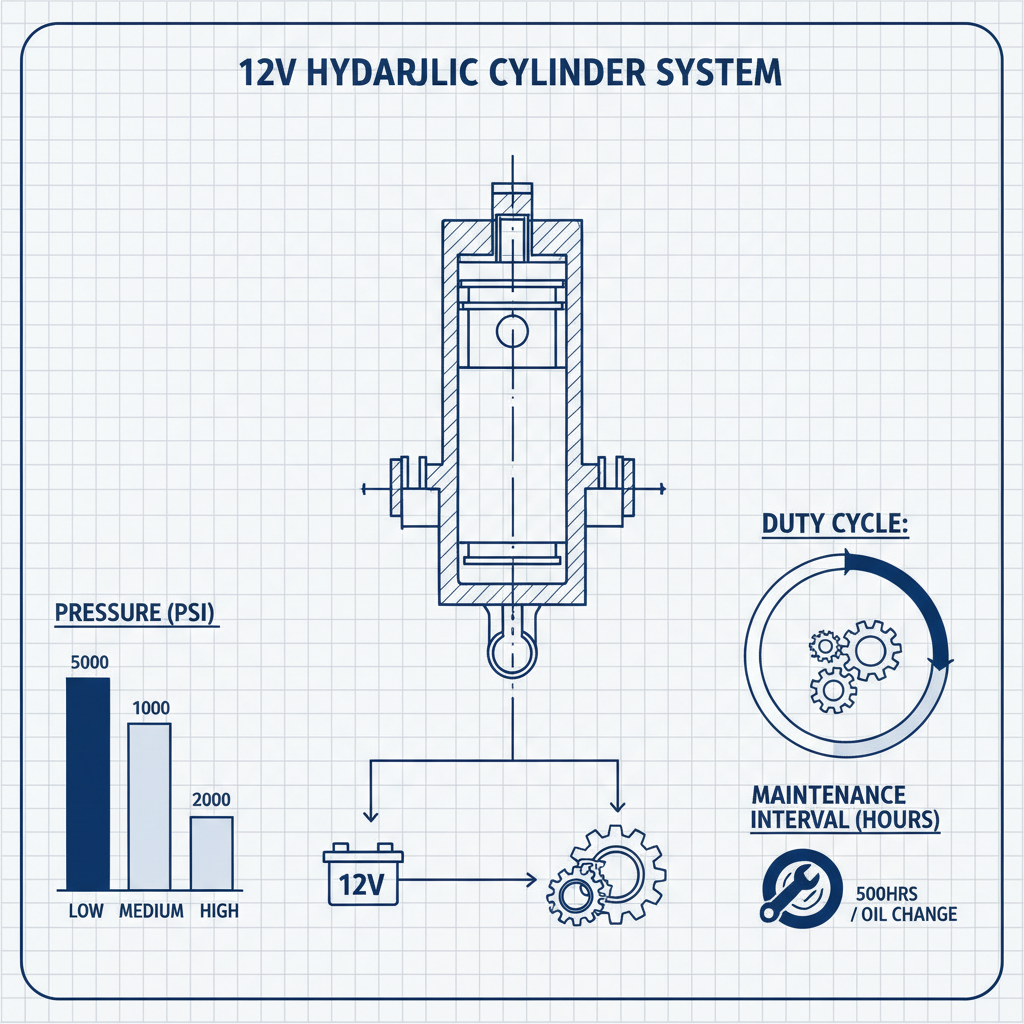 12v hydraulic cylinder