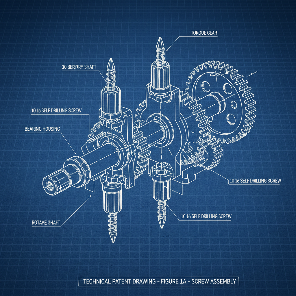 10 16 self drilling screw