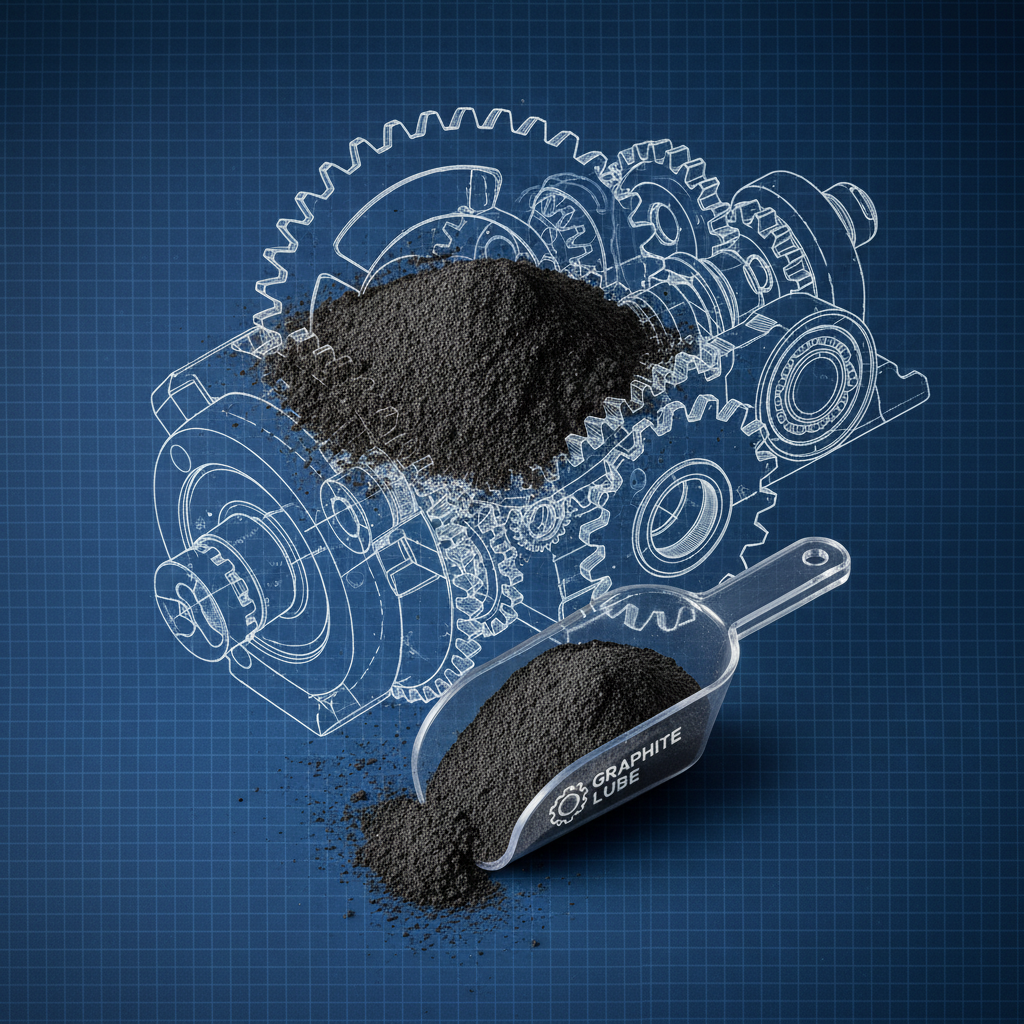 powdered graphite lube