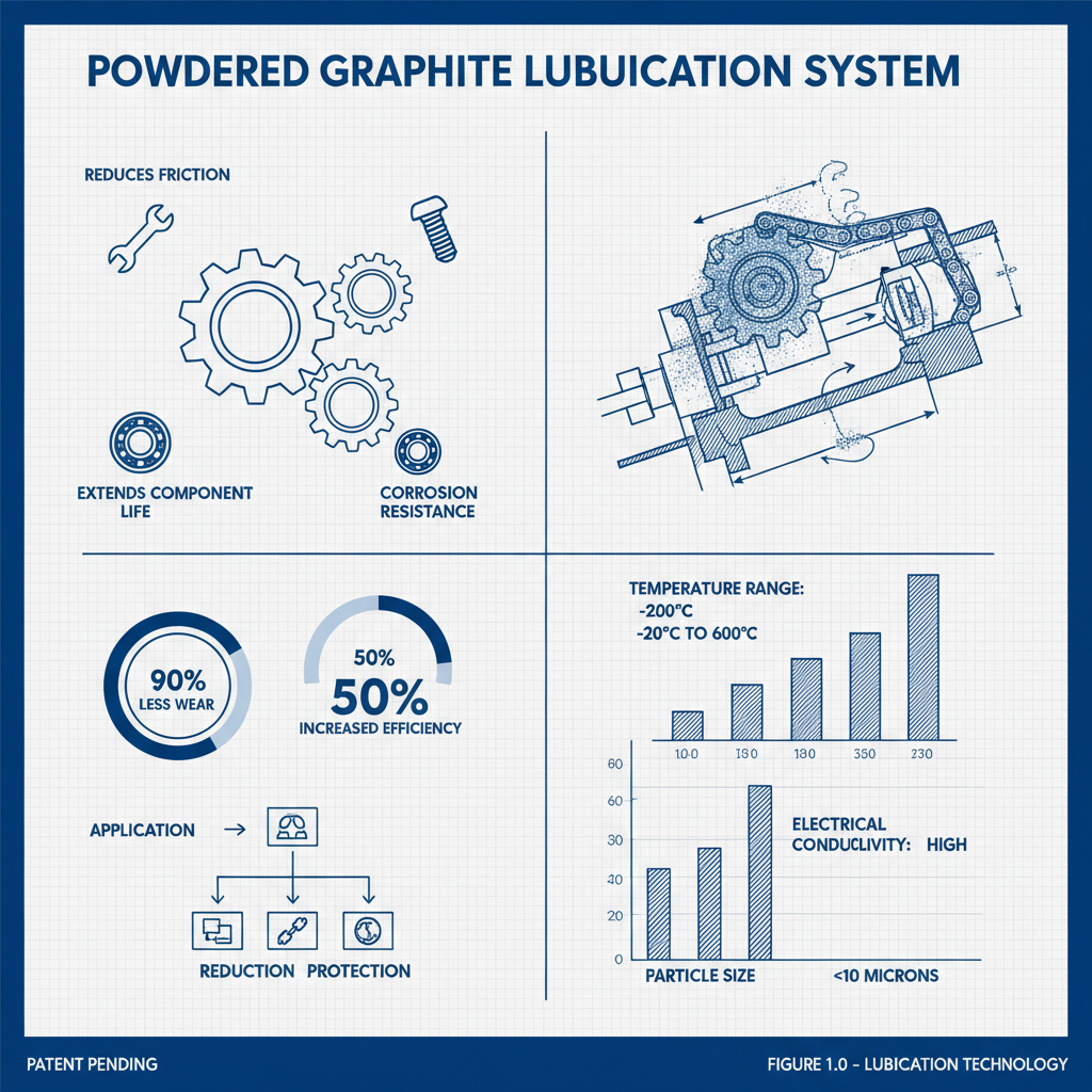 powdered graphite lube