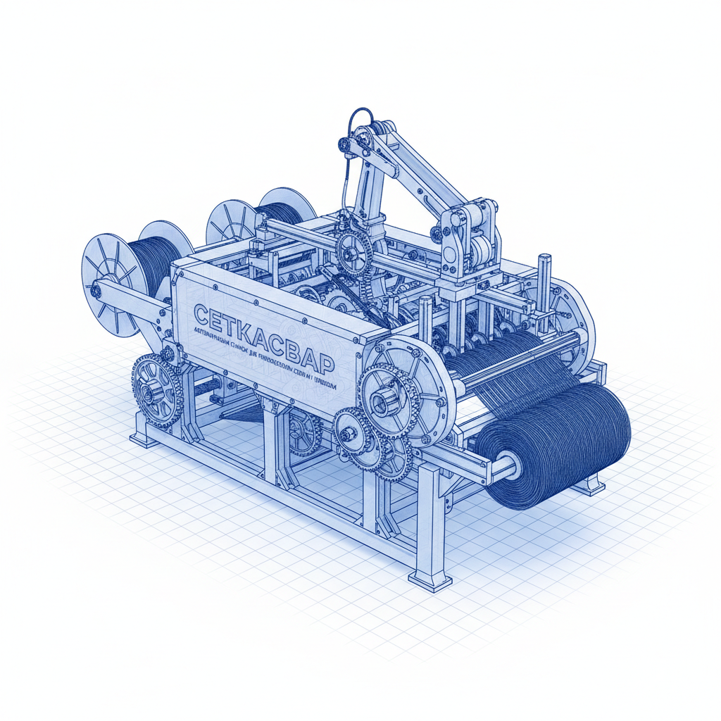 автоматический станок для производства сетки из проволоки от setkasvar