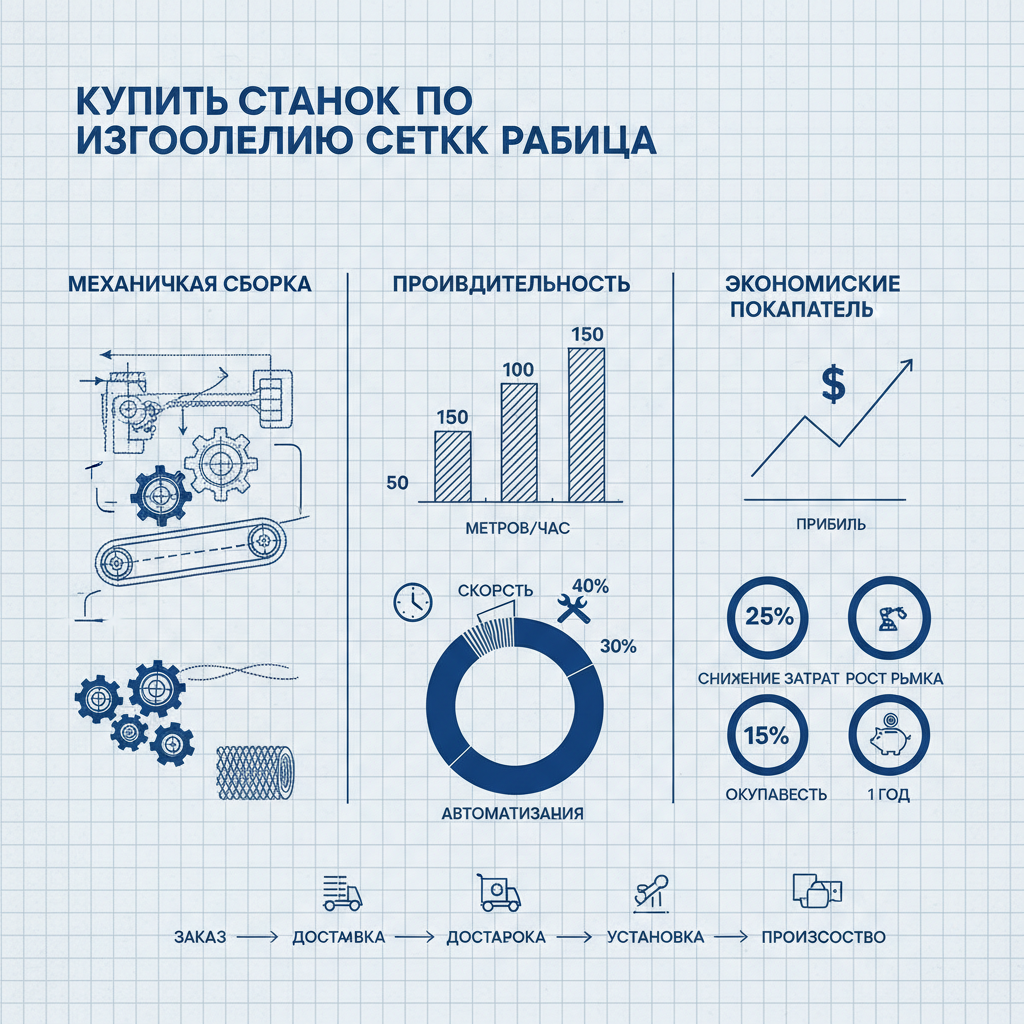 купить станок по изготовлению сетки рабица