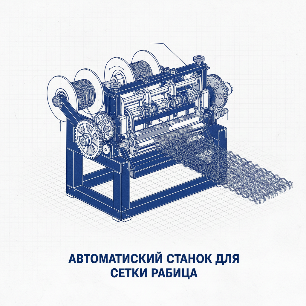 автоматический станок для сетки рабица