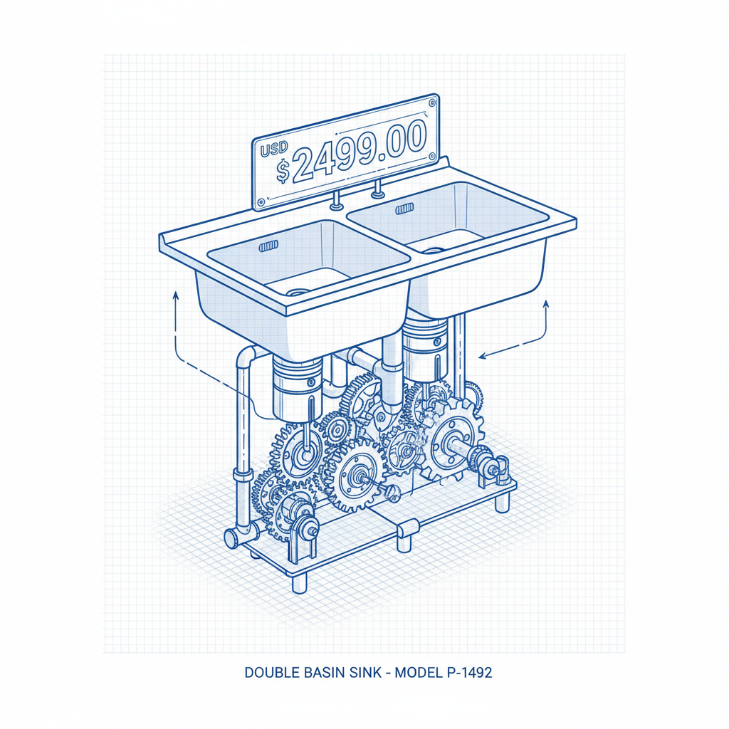 double basin sink price