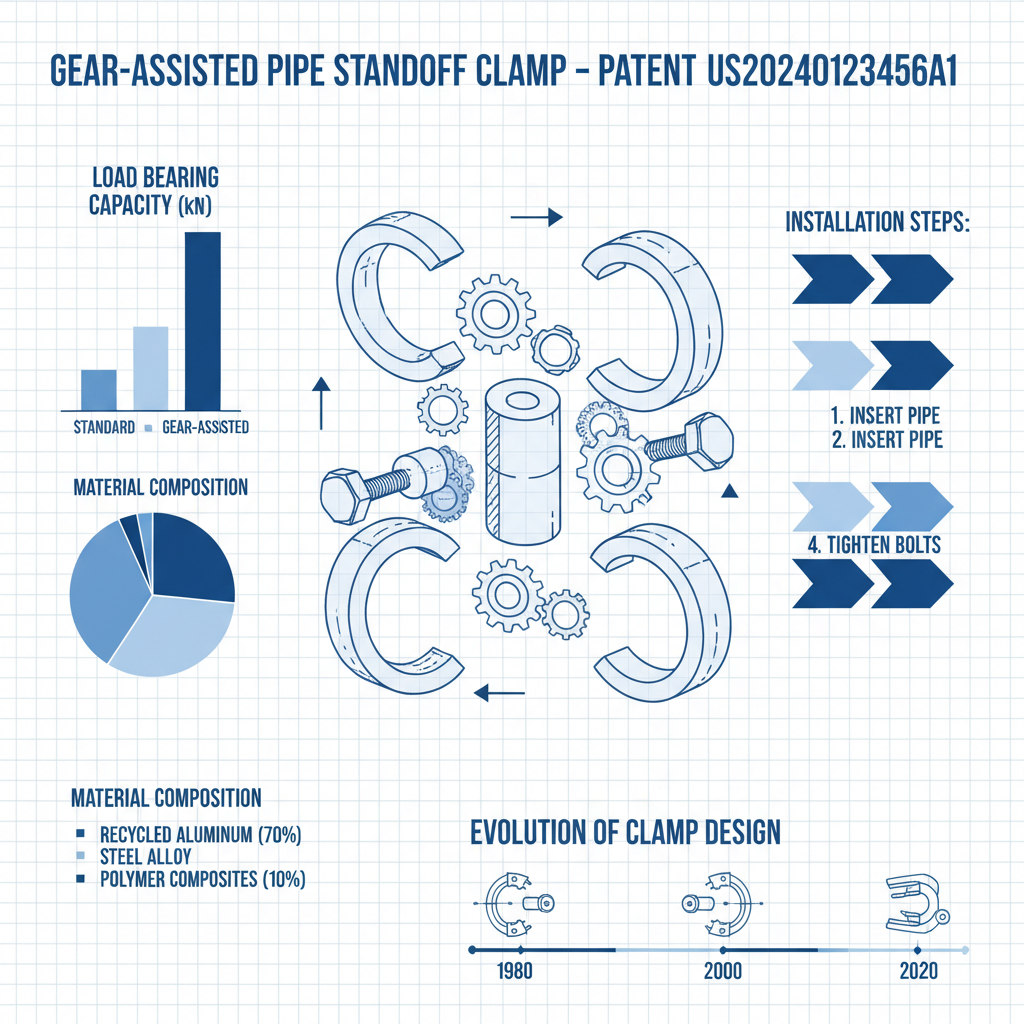 pipe standoff clamp