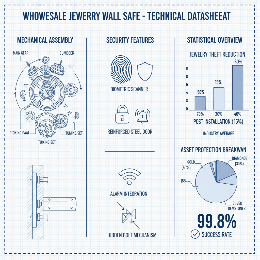 Wholesale jewelry wall safe