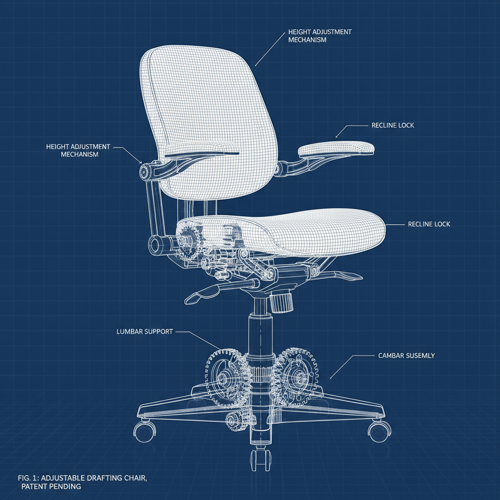 adjustable drafting chair