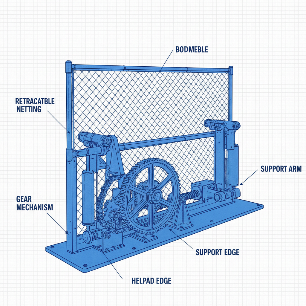 Comprehensive Guide to Chain Link Helipad Perimeter Safety Netting Systems