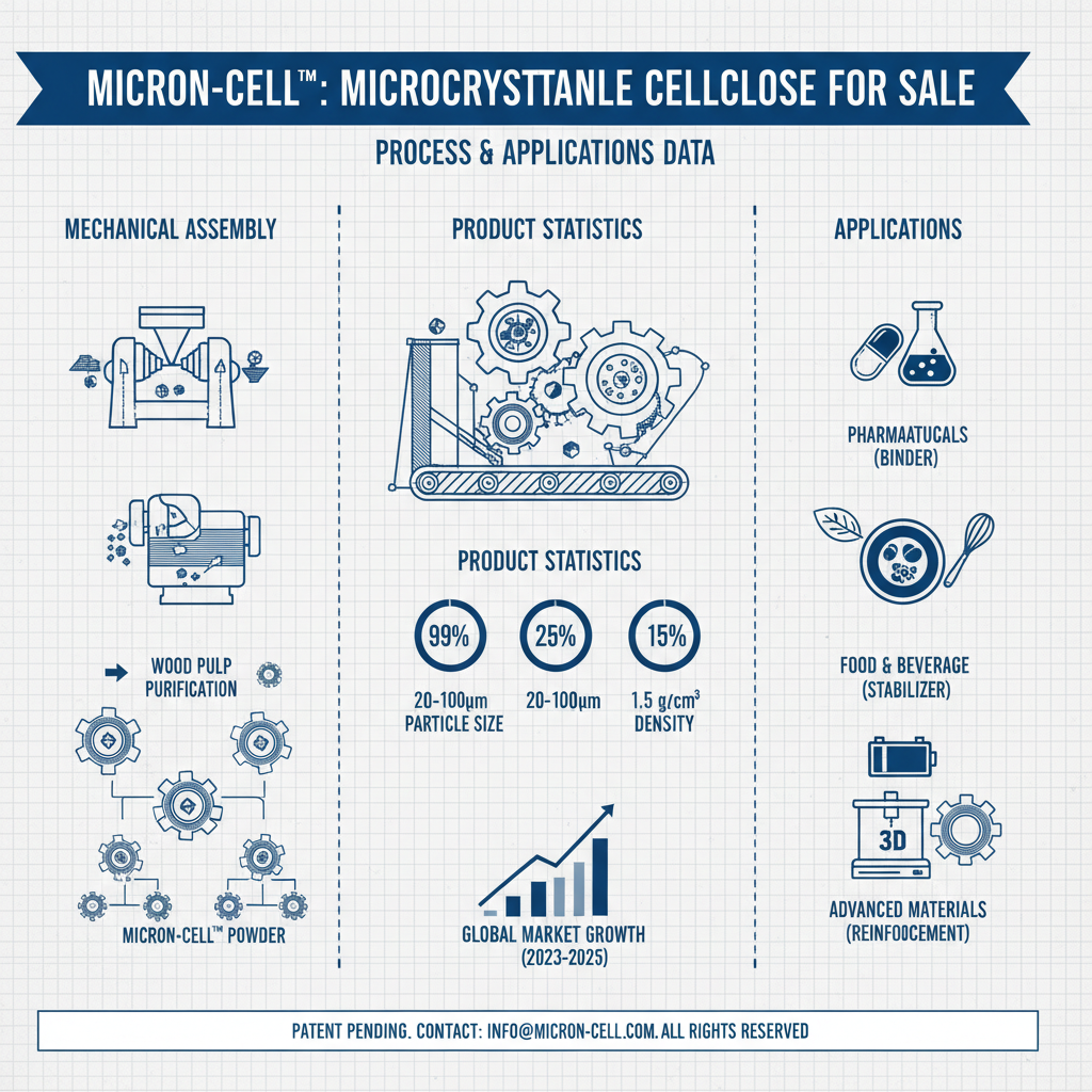 Explore Premium Microcrystalline Cellulose for Sale and Its Diverse Applications