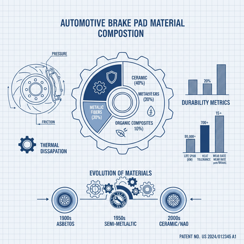 car brake pad material