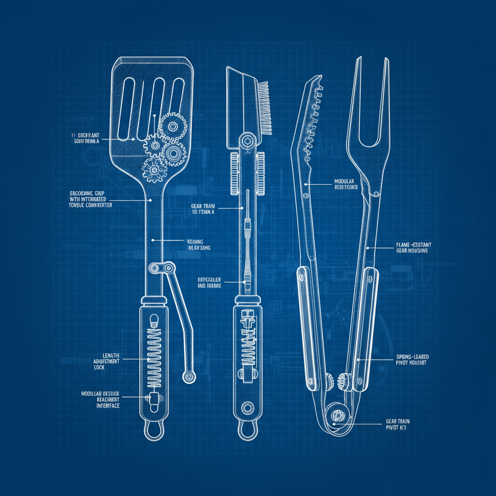 custom bbq utensils
