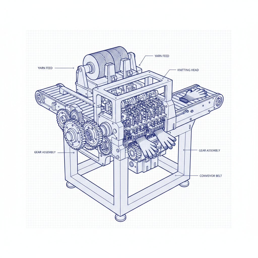 cotton knitted gloves manufacturer