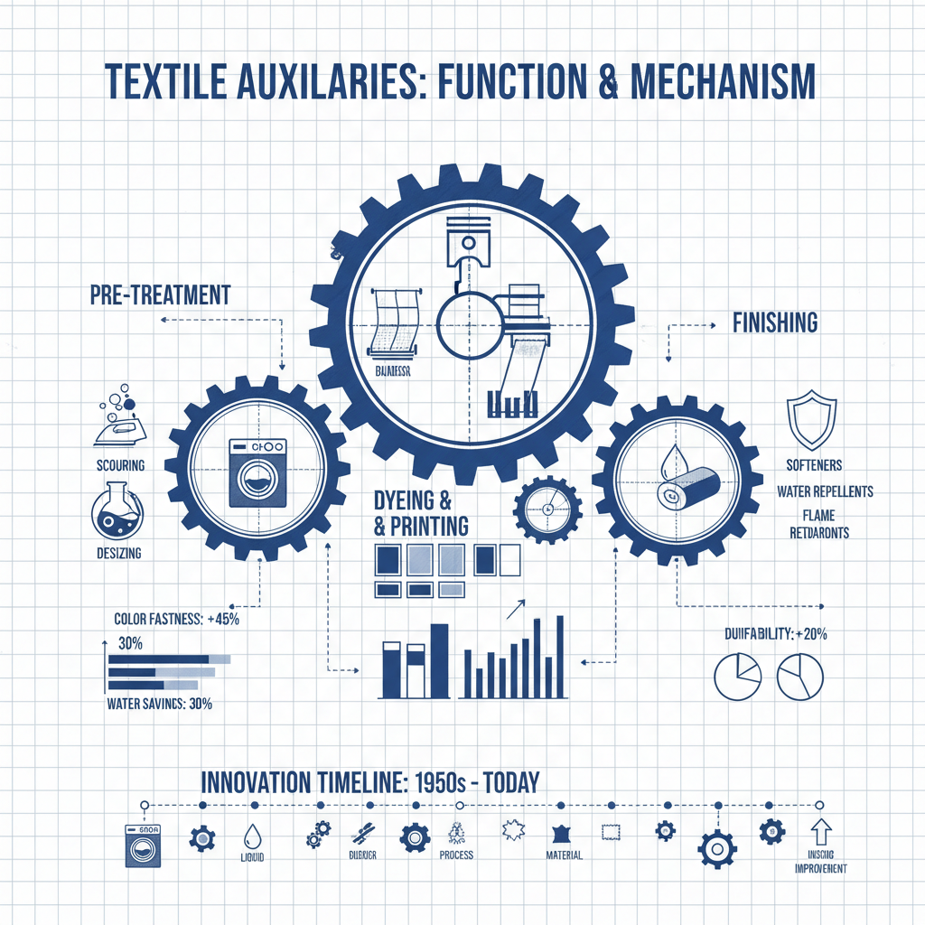 textile auxiliaries meaning