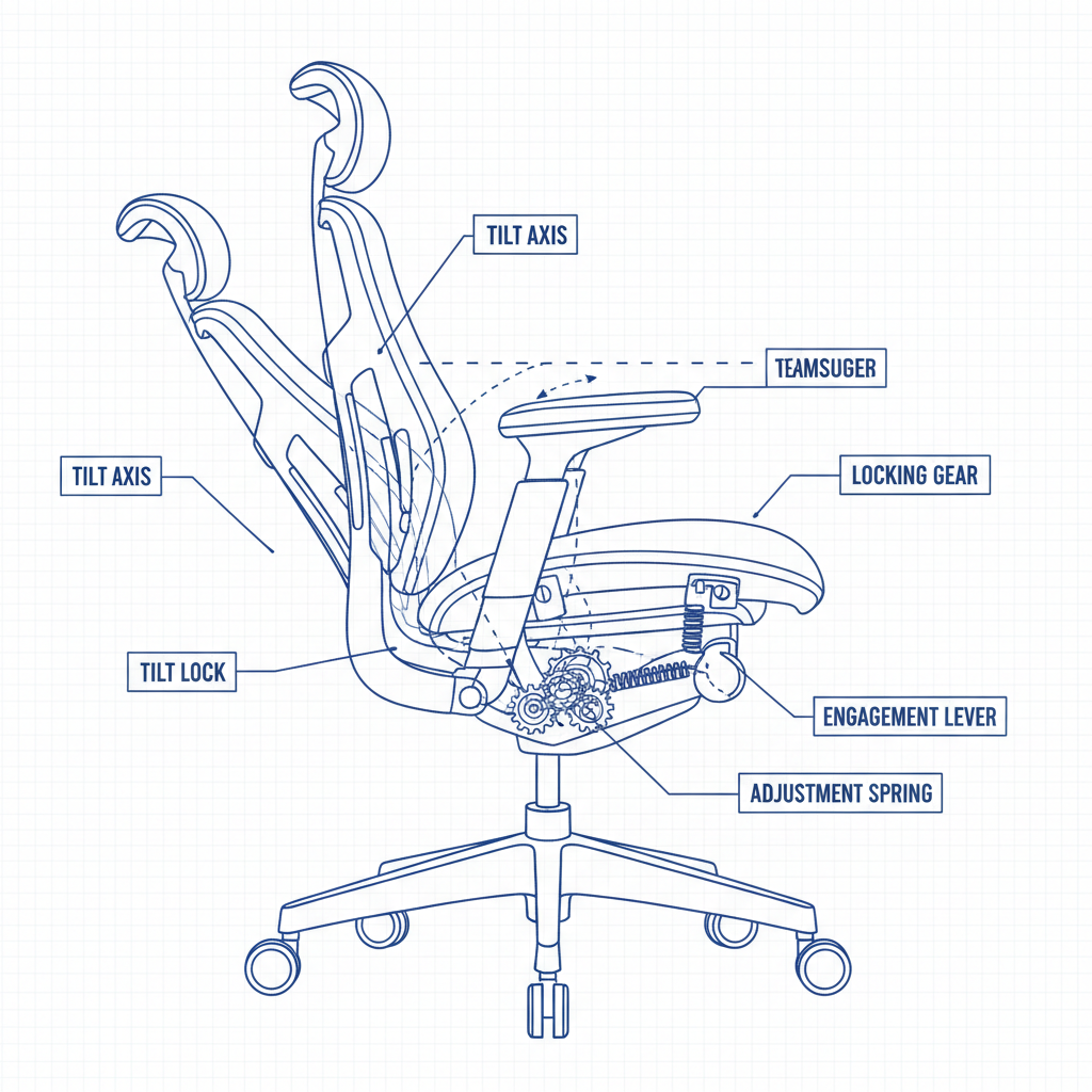 chair with tilt lock