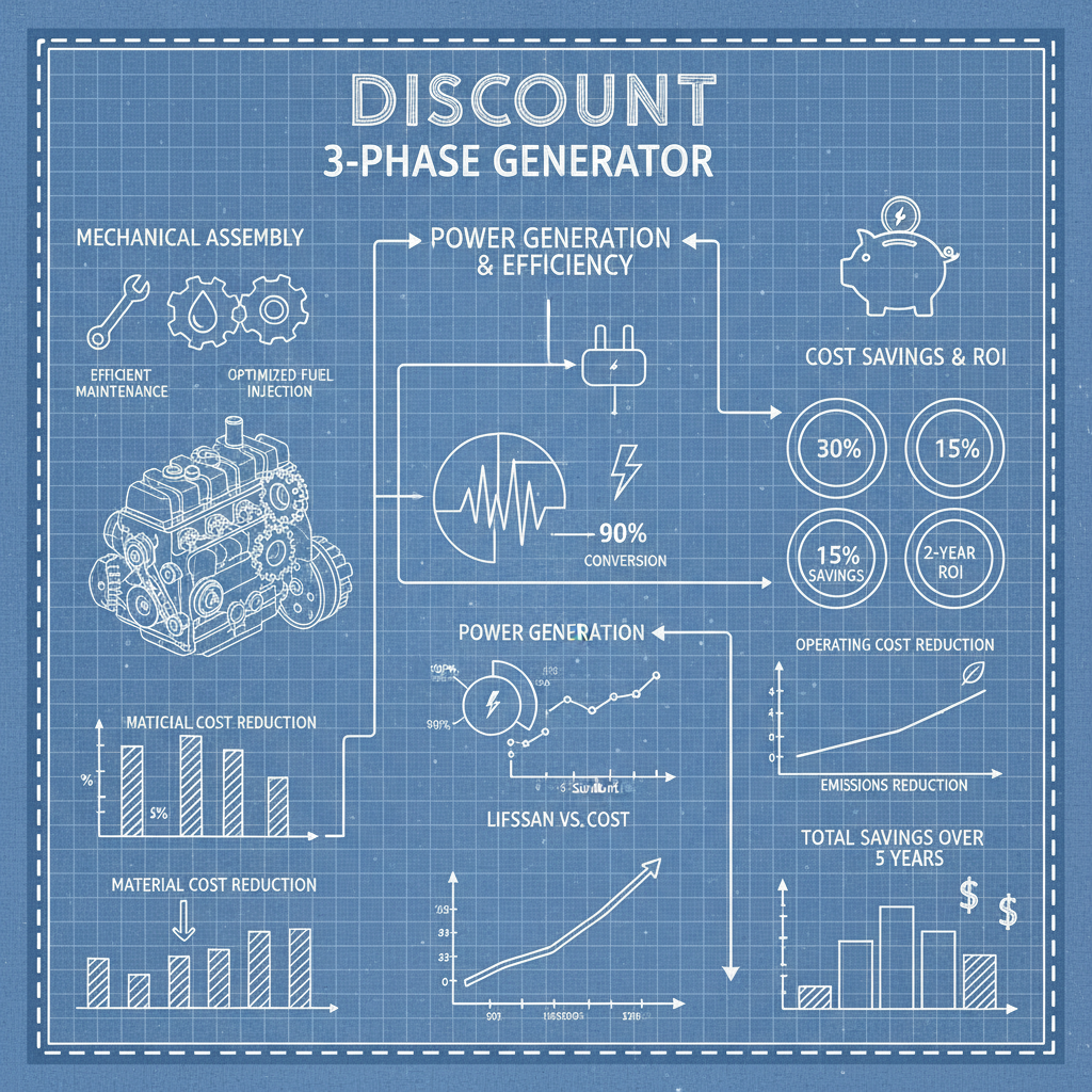 Discount 3 phase diesel generator