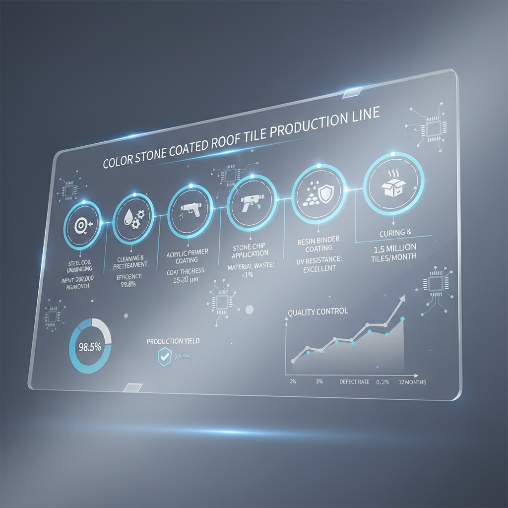 Advancements in Color Stone Coated Roof Tile Production Line Technology