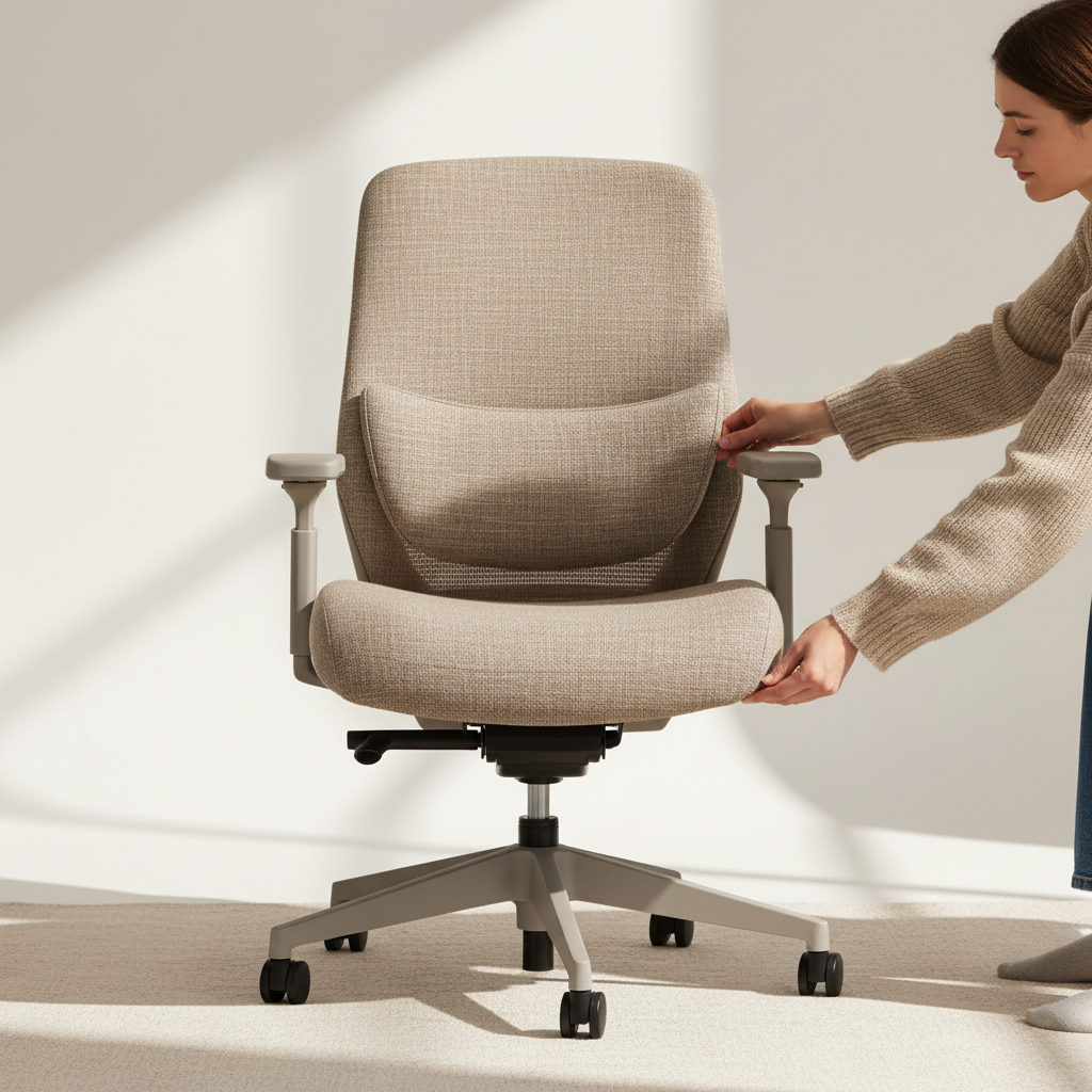 Ergonomic Office Chair with Lumbar Support for Enhanced Wellbeing and Productivity