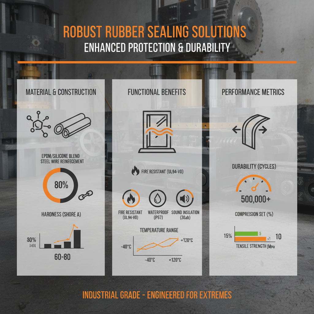 High Performance Rubber Sealing Strip for Doors and Windows Solutions