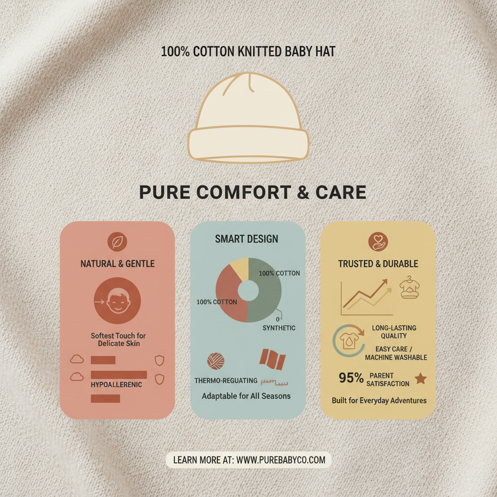 The Essential 100 Cotton Knitted Baby Special Hat for Infant Comfort and Safety