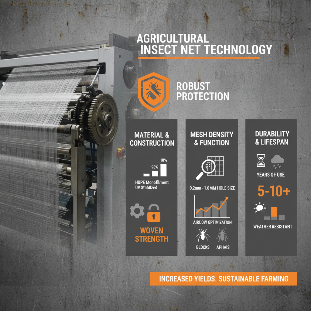 Effective Insect Net for Agriculture Protecting Crops and Enhancing Yields