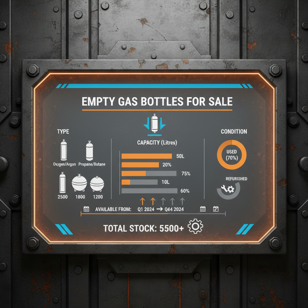 Comprehensive Guide to Empty Gas Bottles for Sale and Industry Applications