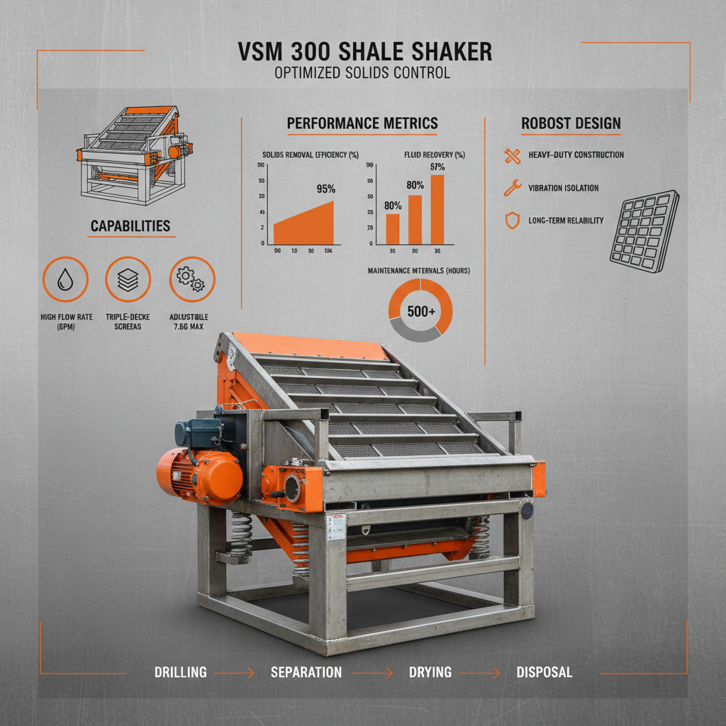 Optimizing Drilling Efficiency with the vsm 300 Shale Shaker System