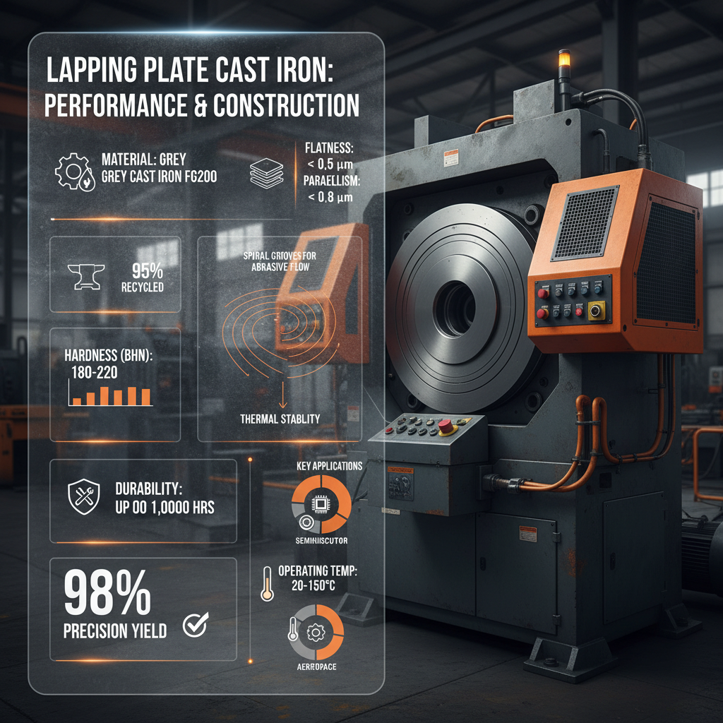 Precision Machining with lapping plate cast iron for Superior Surface Finishing