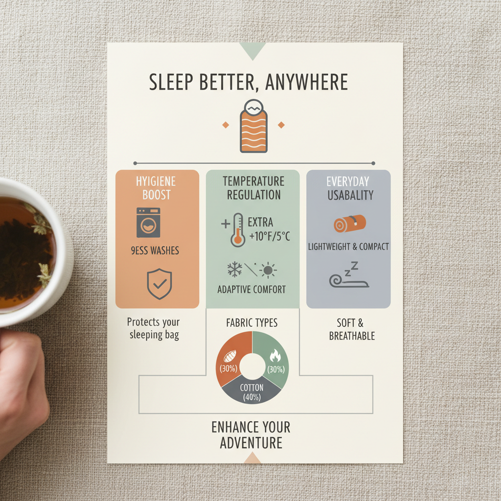 Enhance Your Sleep with a Quality Sleeping Bag Liner for Optimal Comfort