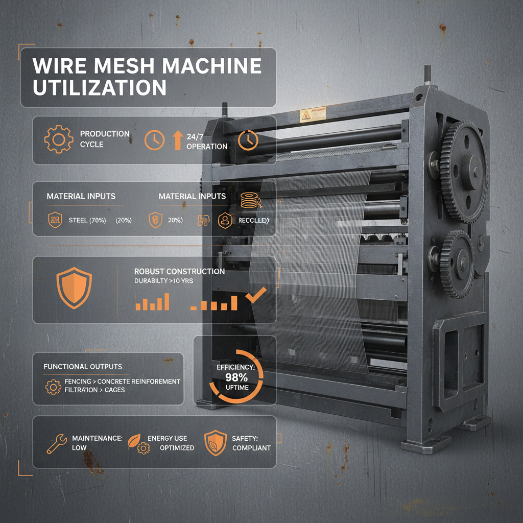 wire mesh  machine use