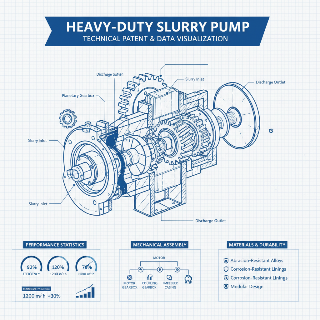 heavy duty slurry pump