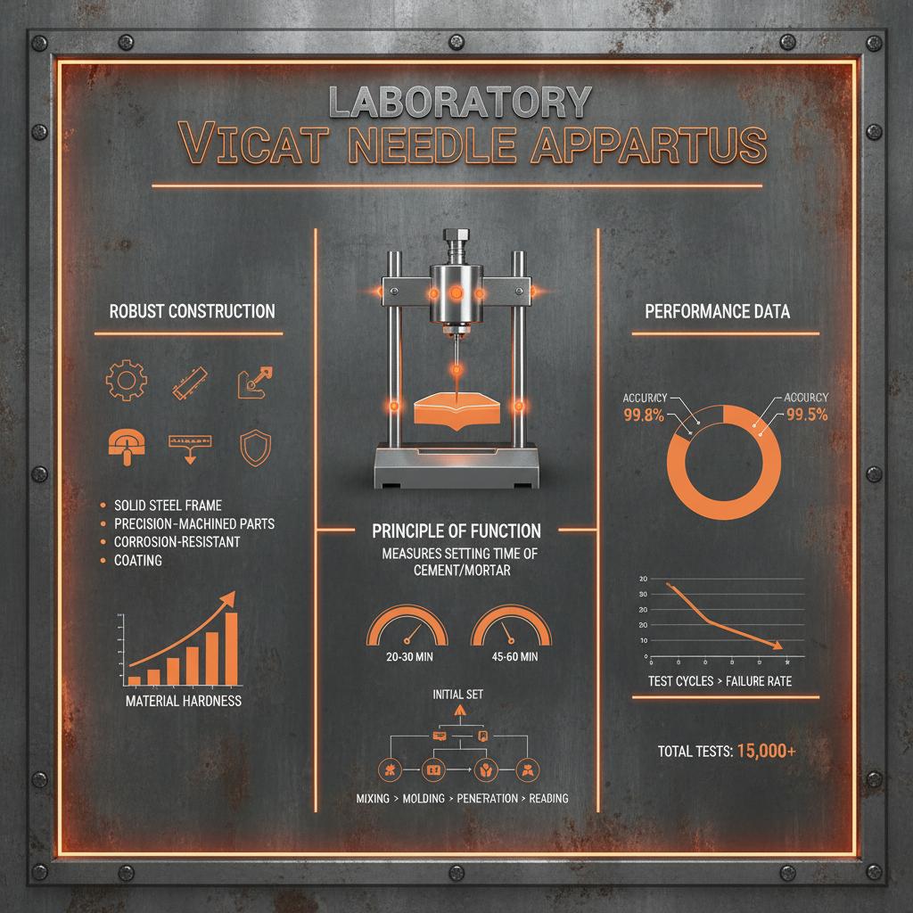 Laboratory Vicat Needle Apparatus