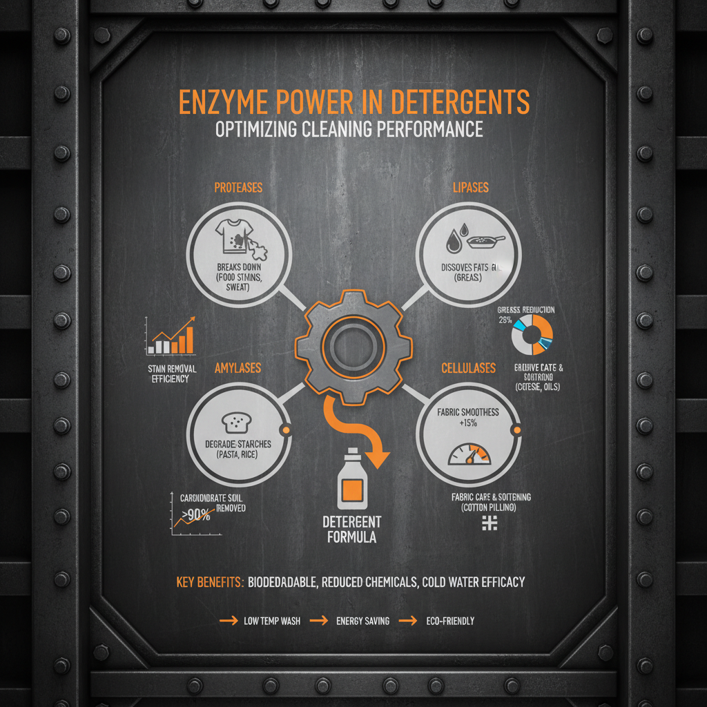 enzyme used in detergent formulation