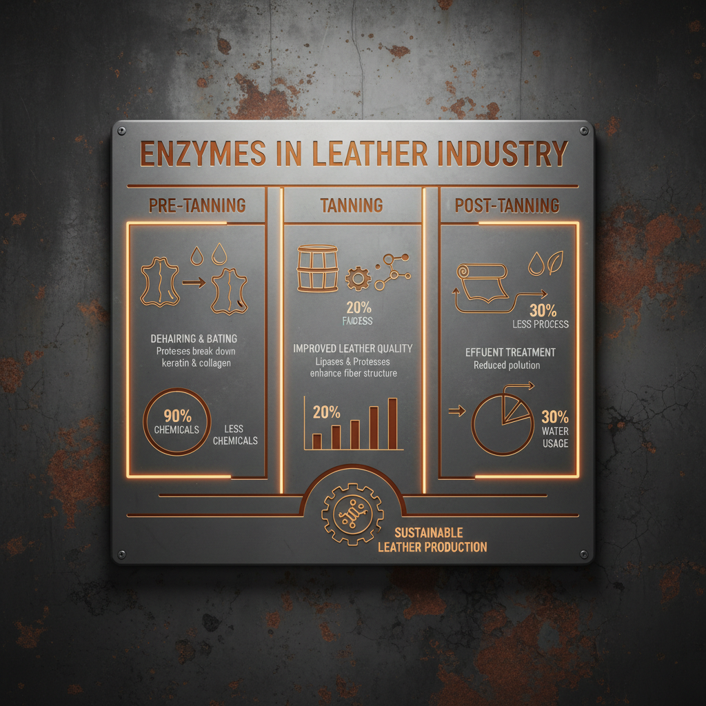 enzyme in leather industry