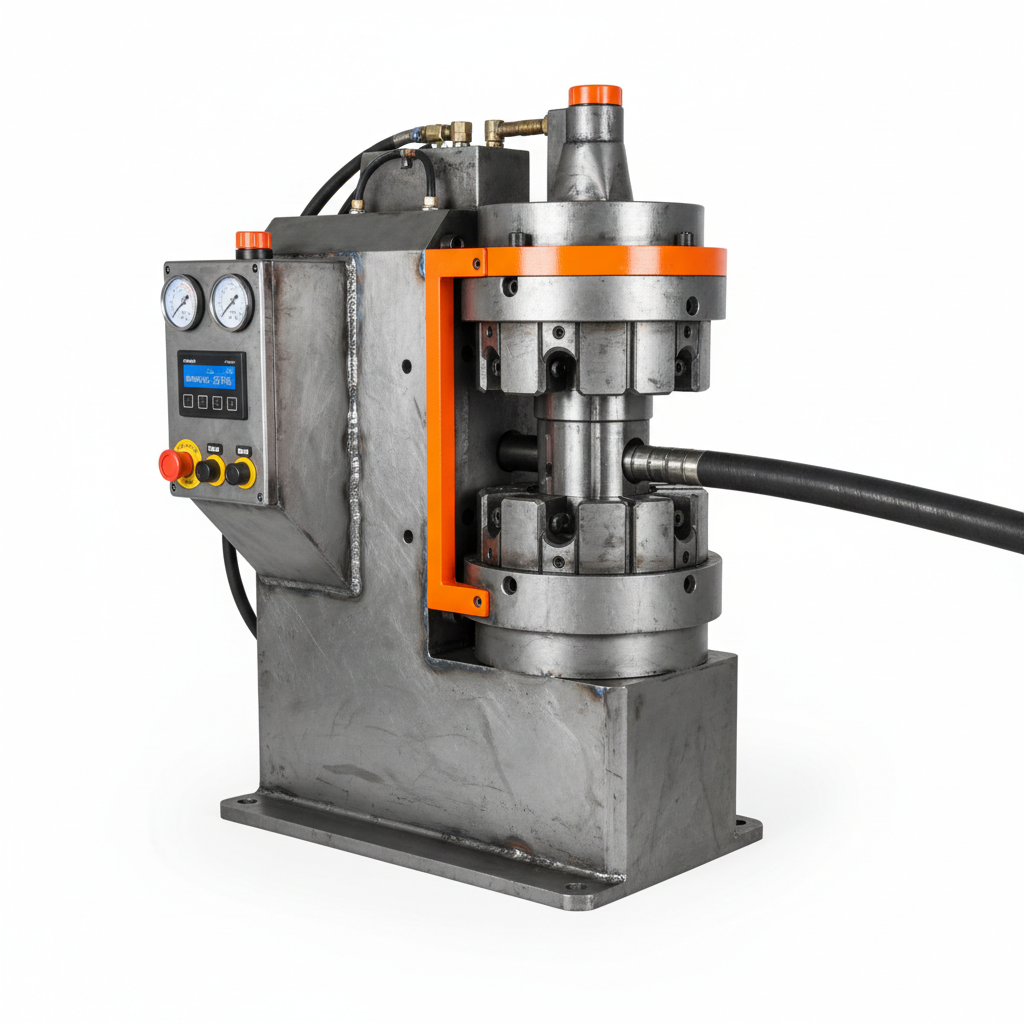 Custom hyd hose crimping machine