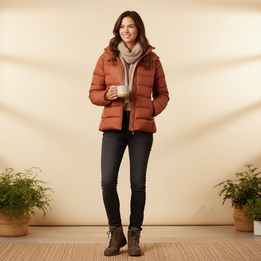 down puffer jacket women