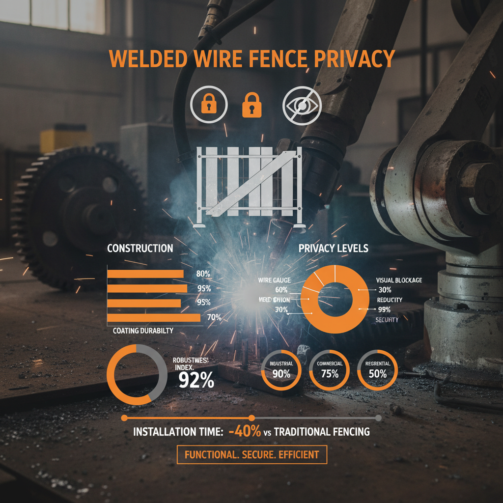 welded wire fence privacy