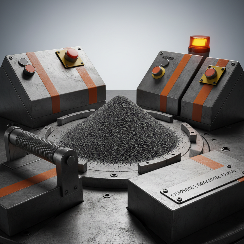 pure graphite powder