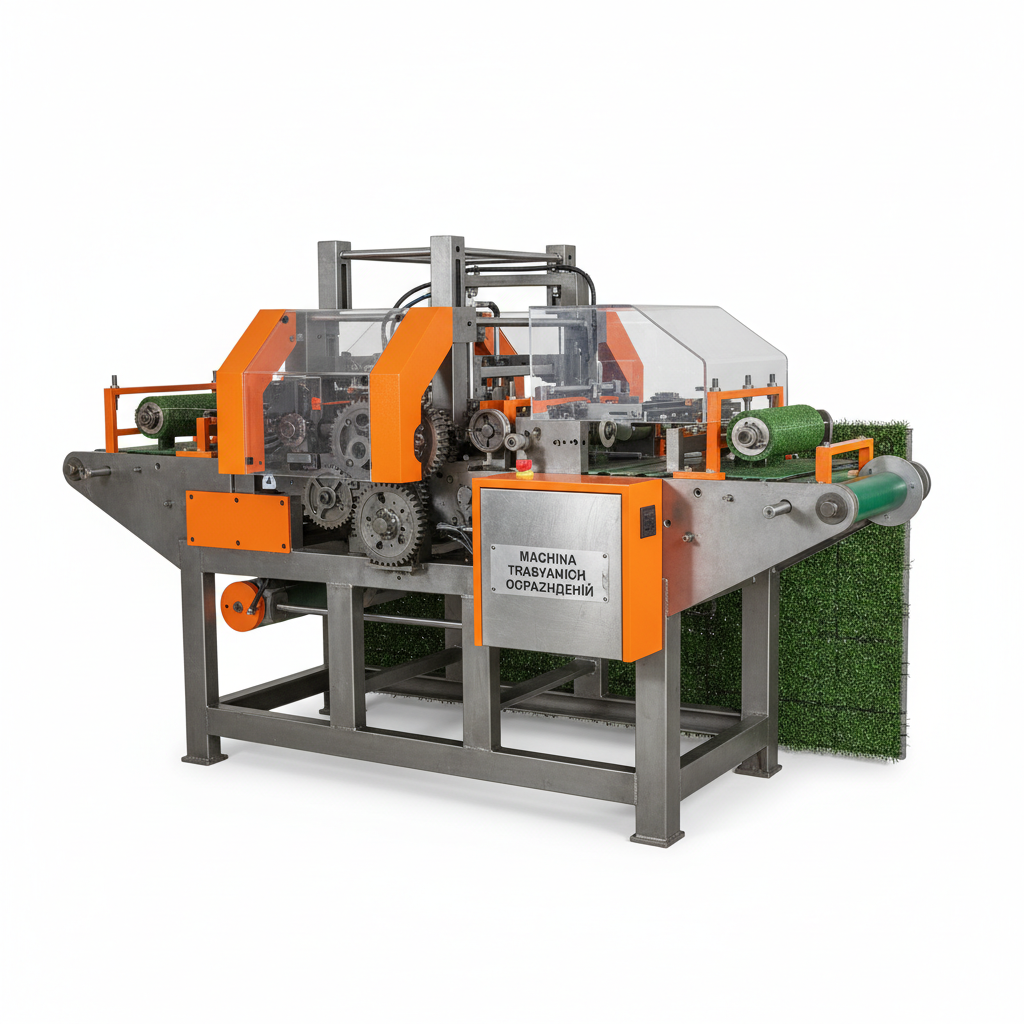 маquina para изготовление травяных ограждений