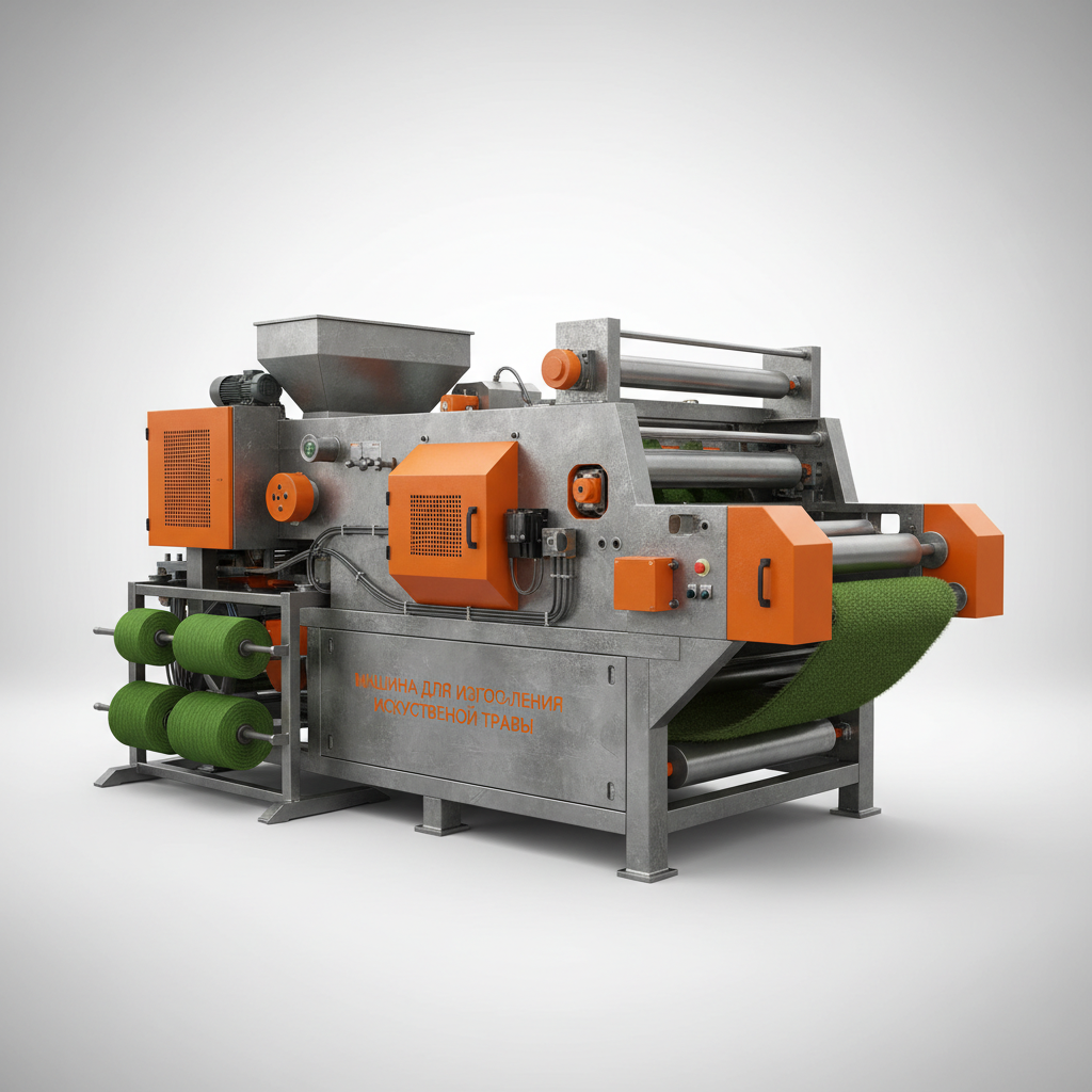 Машина для изготовления искусственной травы