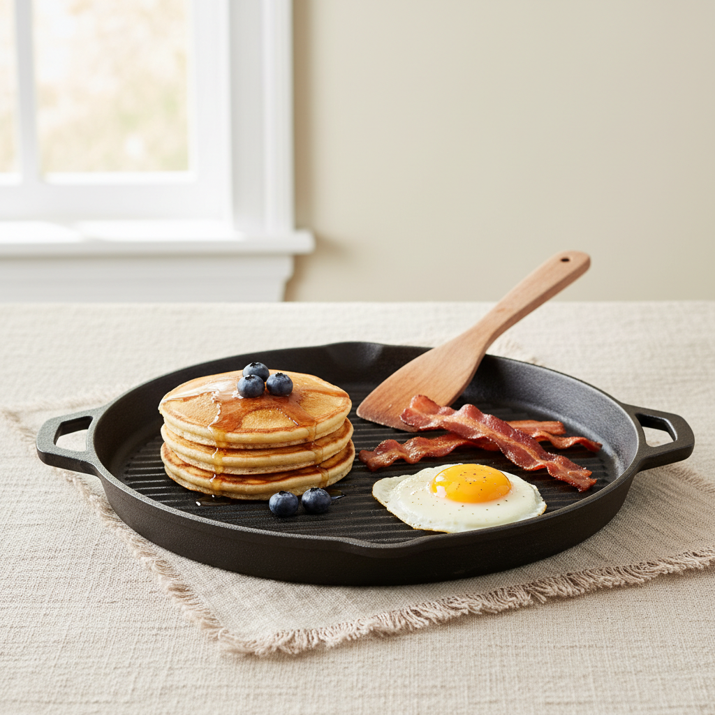 high quality cast iron griddle