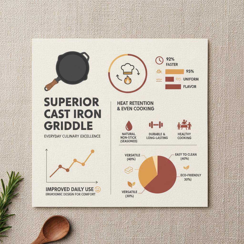 high quality cast iron griddle