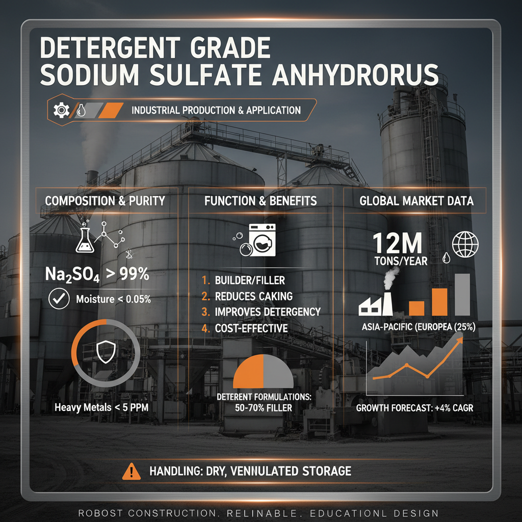 Detergent Grade Sodium Sulfate Anhydrous